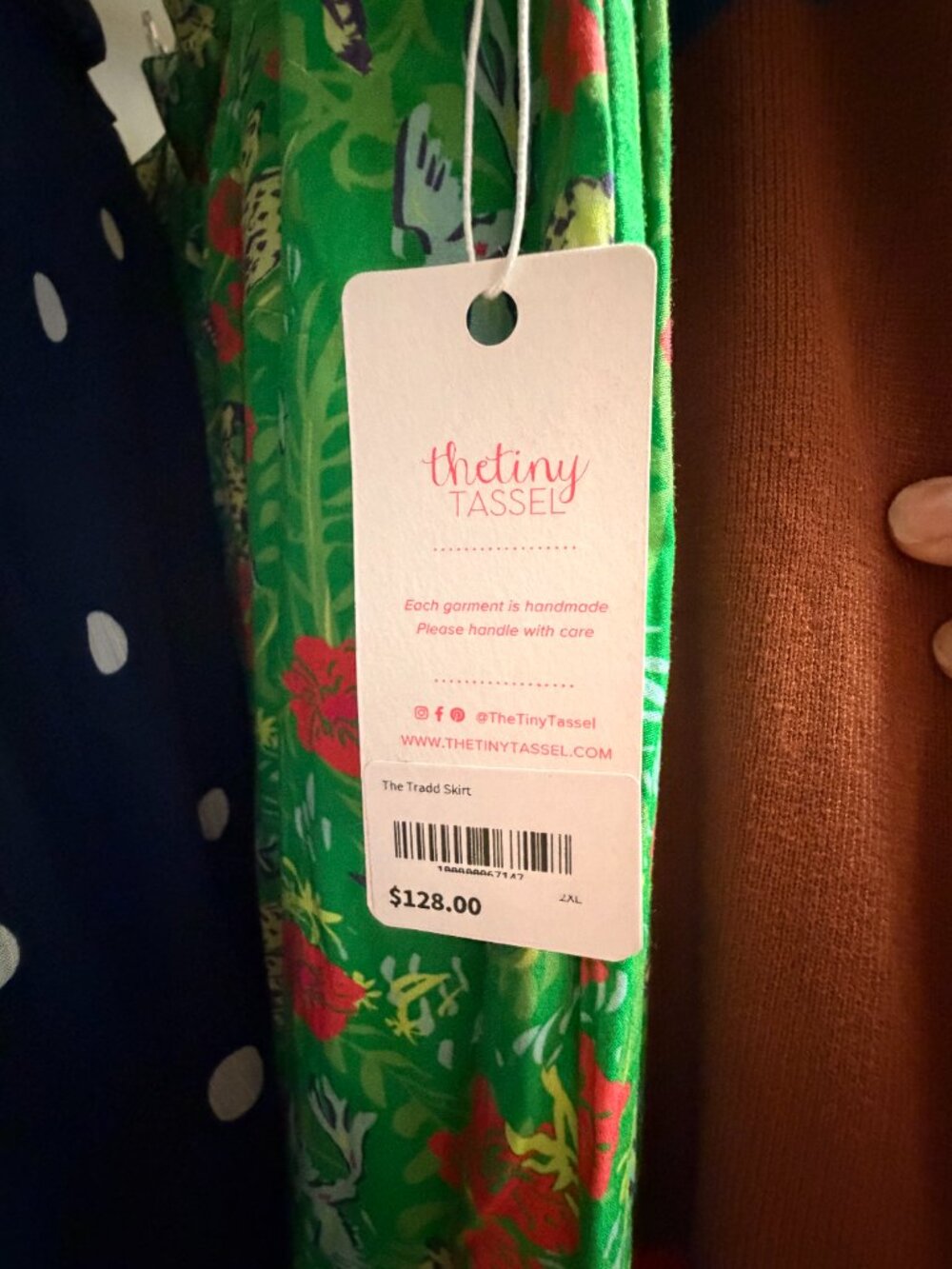 The Tiny Tassel Printed Maxi Skirt - Picture 3 of 3
